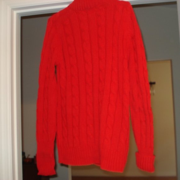 Ladies Red Cardigan size S - Picture 3 of 4